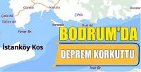 Bodrum’da deprem korkuttu