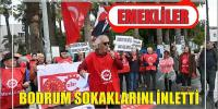 Emekliler Bodrum sokaklarını inletti