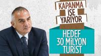 Mehmet Nuri Ersoy: Türkiye 30 milyon turist hedefini koruyor