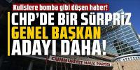 CHP'de bir sürpriz Genel Başkan adayı daha