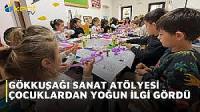 Gökkuşağı Sanat Atölyesi Yoğun İlgi Gördü