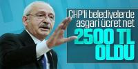 CHP'li belediyelerde asgari ücret 2 bin 500 TL oldu