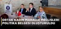 ORTAK KADIN MAHALLE MECLİSLERİ POLİTİKA BELGESİ OLUŞTURULDU