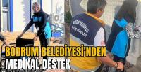 Bodrum Belediyesi’nden medikal malzeme desteği