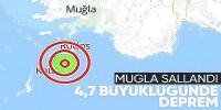 Ege Denizi'nde 4.7 büyüklüğünde deprem