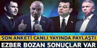 Son seçim anketini canlı yayında paylaştı, ezber bozan sonuçlar var! 