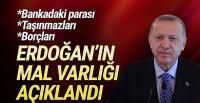 Resmi Gazete'de Yayımlandı: İşte Erdoğan'ın Mal Varlığı