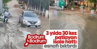 Bodrum'da su isale hattı patlamaları bıktırdı