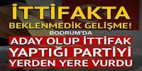 Aday oldu, ittifak yaptığı partiyi yerden yere vurdu