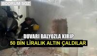 Bodrum'da 50 bin liralık altın çaldılar ve yakalandılar