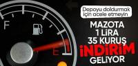 Mart ayıyla birlikte motorine indirim geliyor...