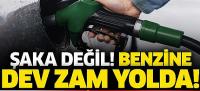 Benzine bir zam daha. Öyle böyle değil