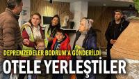 112 depremzede Bodrum'da otele yerleştirildi