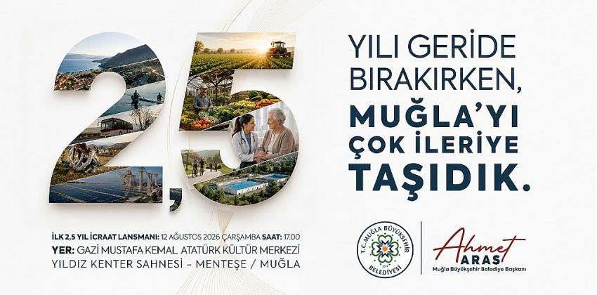 Büyükşehir 2,5 Yıllık Hizmetlerini Muğlalılarla Buluşturuyor