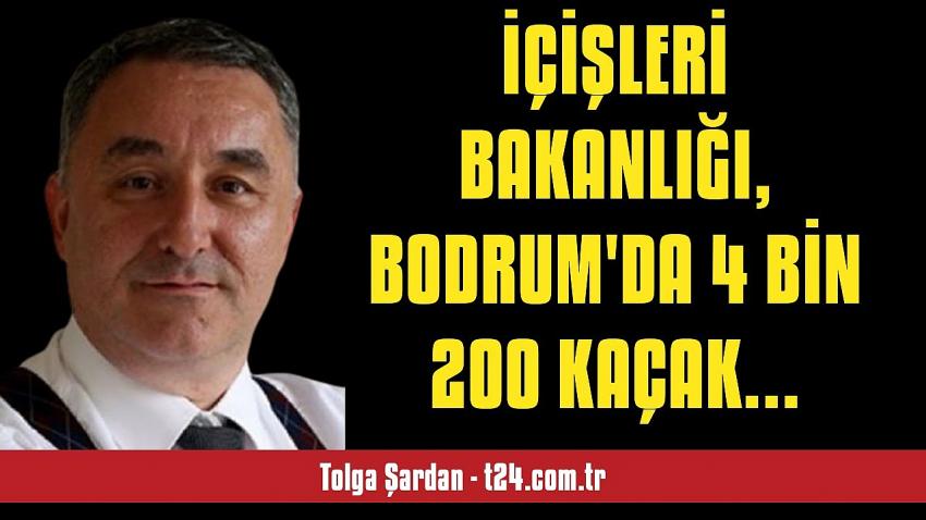 Tolga Şardan: İçişleri Bakanlığı, Bodrum'da 4 bin 200 kaçak yapı tespit etti