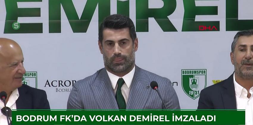 Volkan Demirel’e Sipay Bodrum FK’dan hoş geldin mesajı