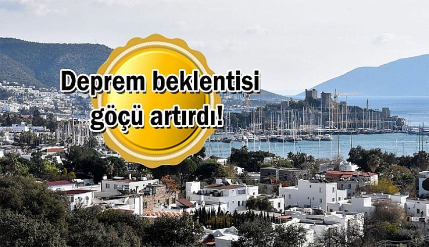 Deprem beklentisi göçü artırdı! İstanbullu gözünü Bodrum'a dikti...