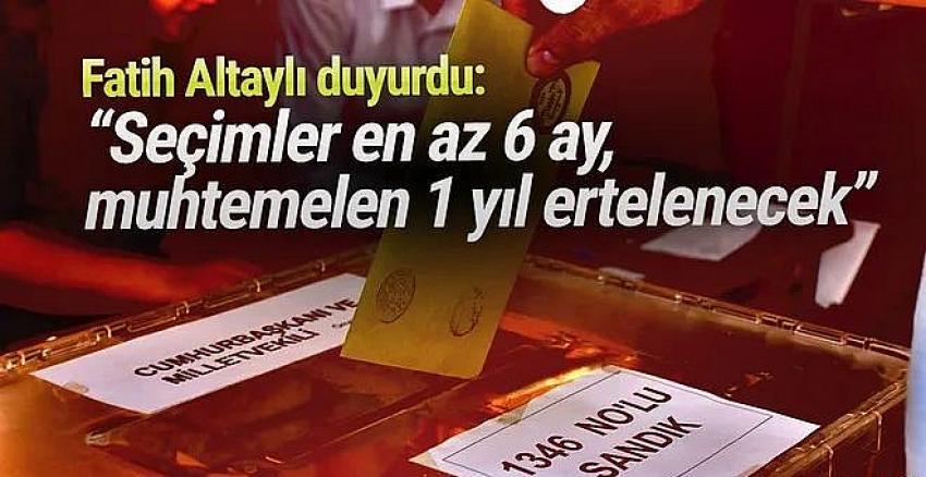 Seçim tarihi için dikkat çeken iddia: ''YSK seçimi erteleyebilir!''