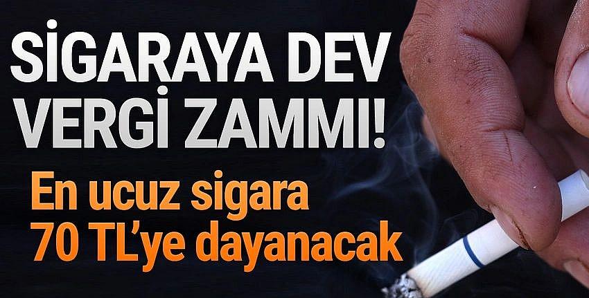 Sigaraya dev zam yolda: En ucuzu 70 TL'ye dayanacak