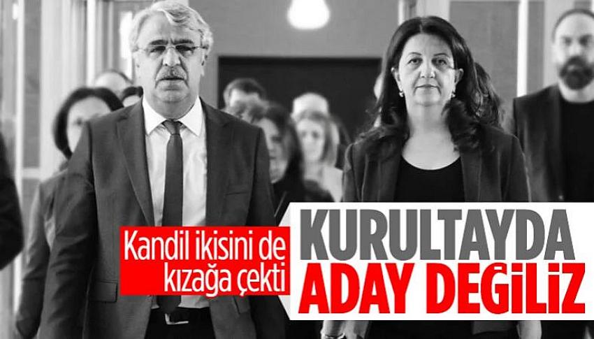 HDP kurultayında Pervin Buldan ve Mithat Sancar aday olmayacak