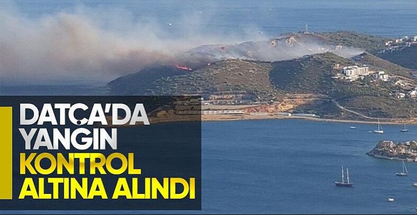 Datça'da ormanlık alanda yangın