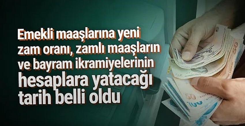 Emekli zammı için yeni rakam ve ödeme tarih belli oldu