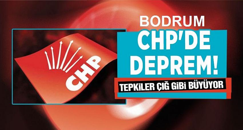 Bodrum CHP’de istifa depremi