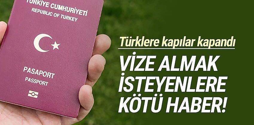 Türklere kapılar kapandı: Schengen vizesi almak isteyenlere kötü haber