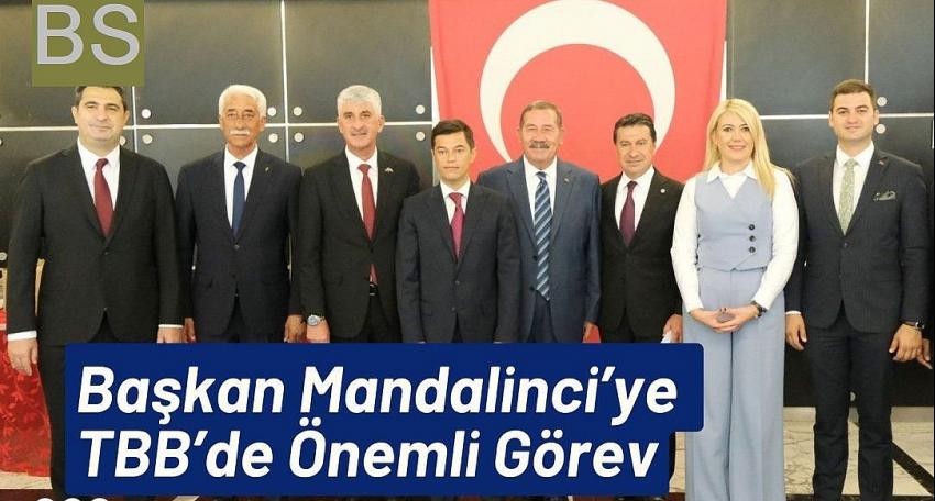 Başkan Mandalinci’ye TBB’de Önemli Görev