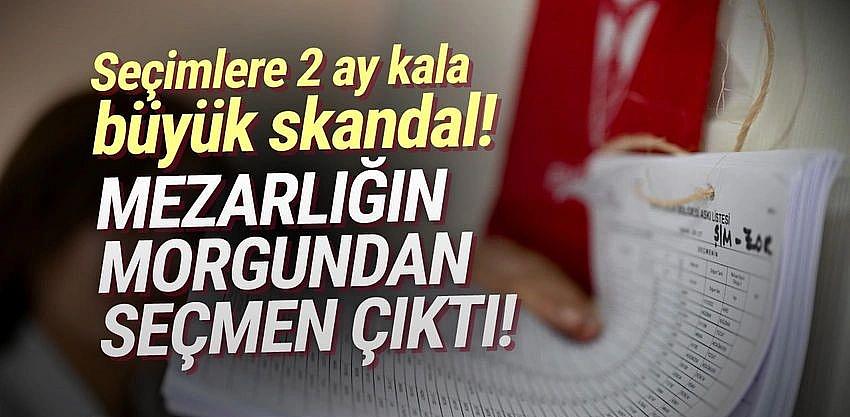 Skandal! Mezarlığın morgundan seçmen çıktı