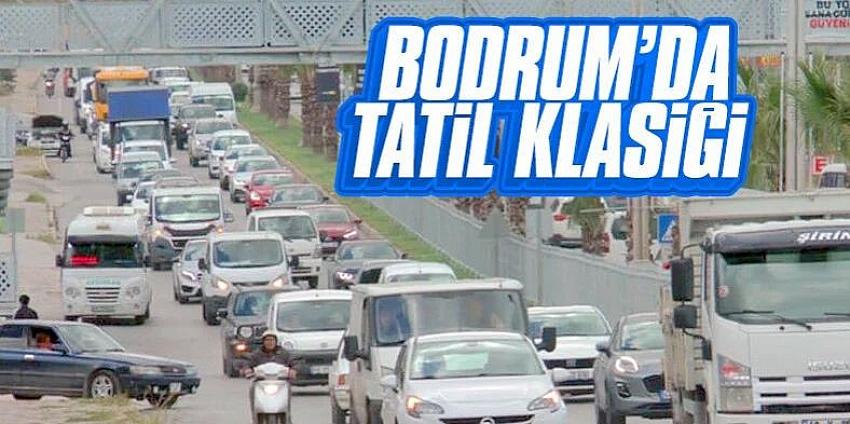 Bodrum'da bayram yoğunluğu! 