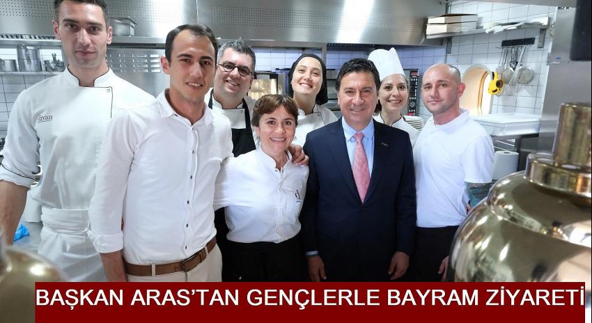 BAŞKAN ARAS’TAN GENÇLERLE BAYRAM ZİYARETİ