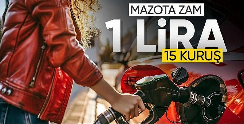 Motorine 1 lira 15 kuruş zam! 