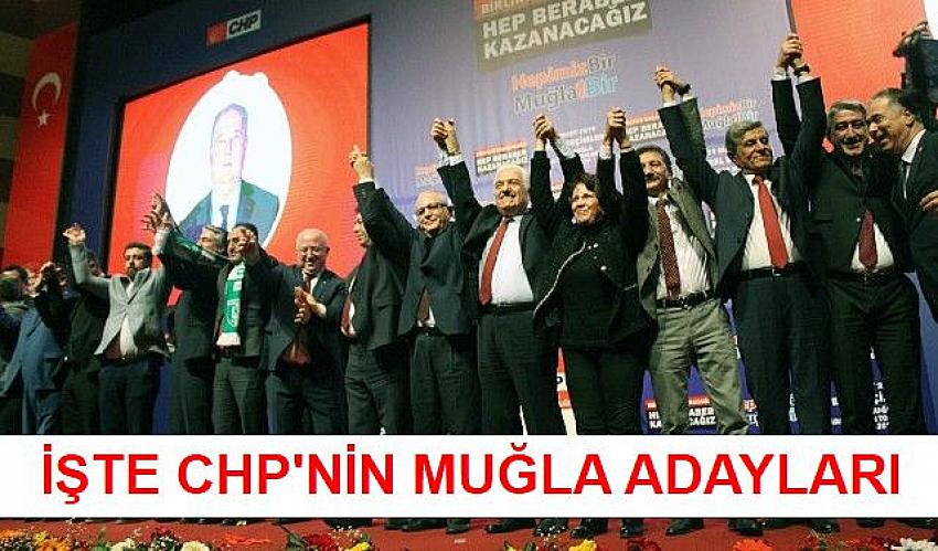 CHP Muğla Belediye Başkan Adaylarını Tanıttı