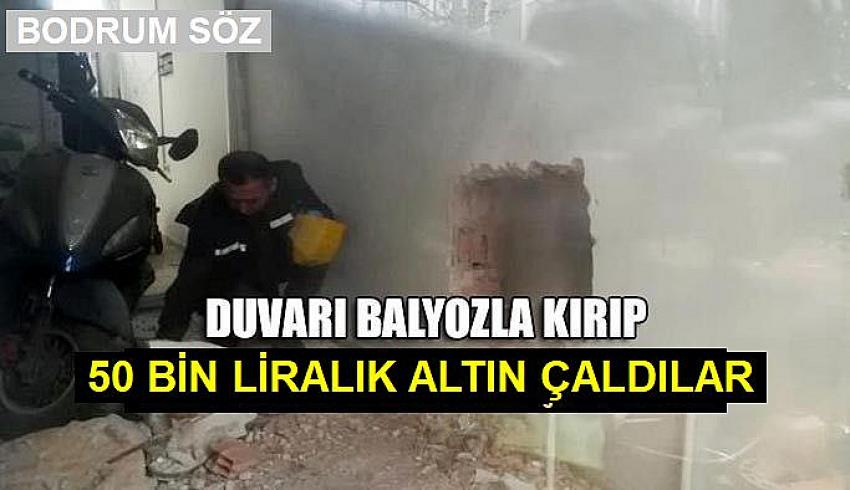 Bodrum'da 50 bin liralık altın çaldılar ve yakalandılar