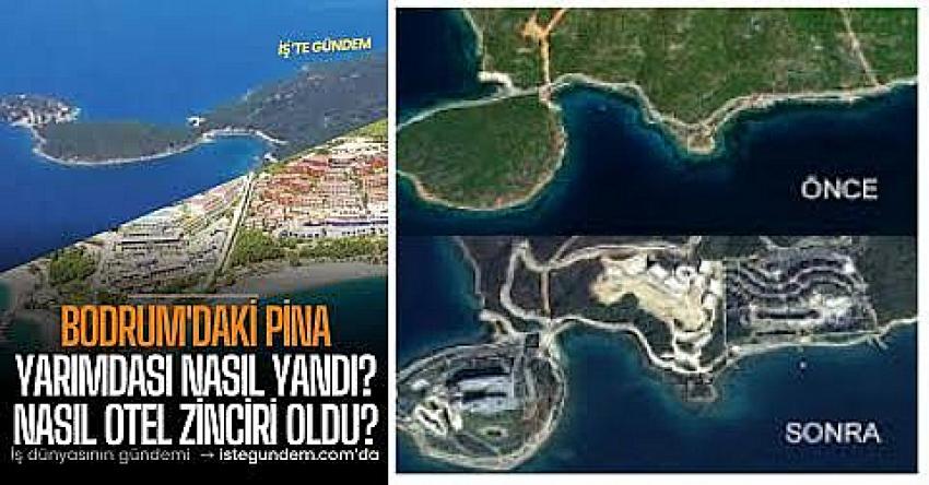 Bodrum'daki Pina Yarımadası neden yandı?