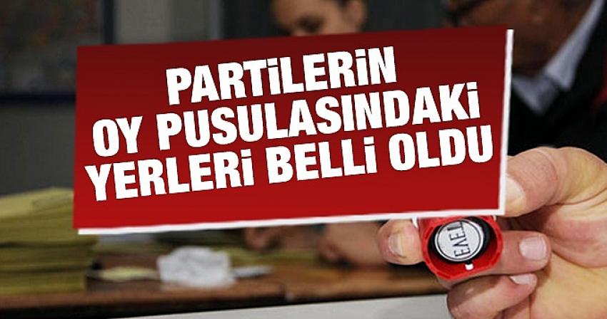 İşte partilerin sıralaması!