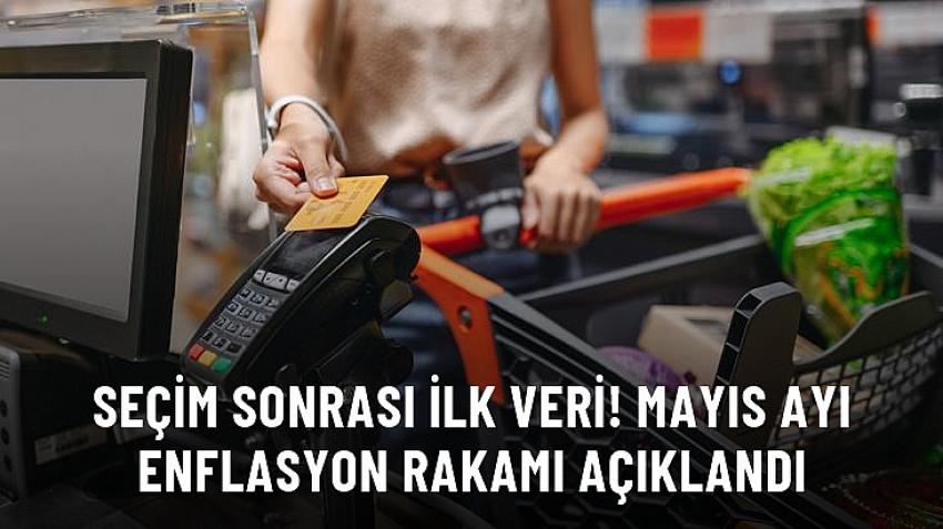 Enflasyon mayıs ayında yüzde 0,04, yıllık bazda ise yüzde 39,59 oldu