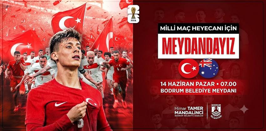 Dünya Kupası Heyecanı Bodrum Belediye Meydanı