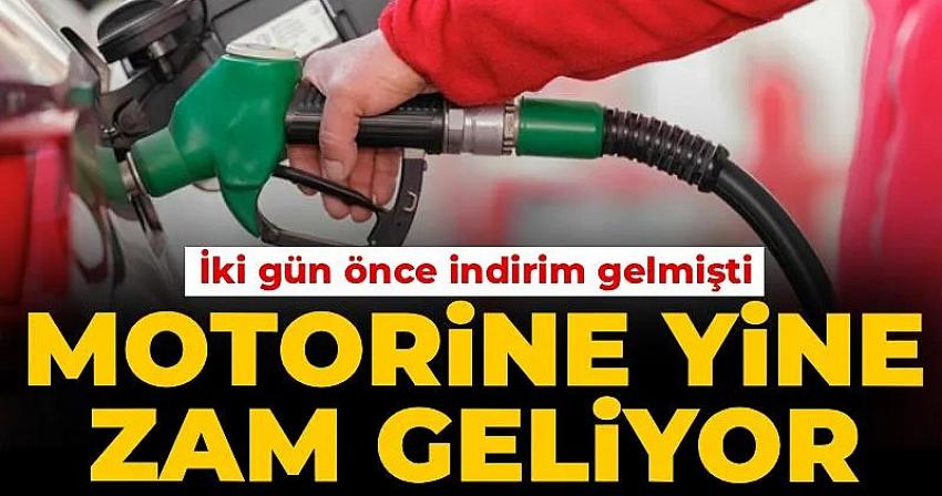 Motorine zam geliyor