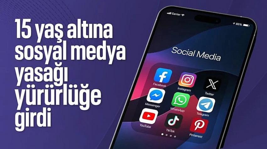 15 yaş altına sosyal medya yasağı Resmi Gazete