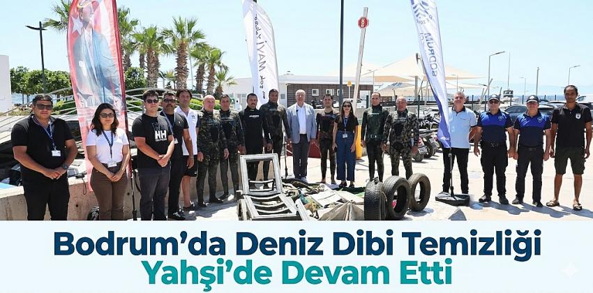 Deniz Dibi Temizliği Yahşi'de Devam Etti