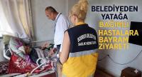 Belediyeden Yatağa Bağımlı Hastalara Bayram Ziyareti